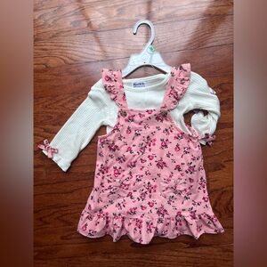Blueberi Boulevard Cream Ribbed Baby Top